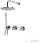 Bugnatese MILLENOVECINQUANTA falsík alatti zuhanyrendszer 22, 5 cm-es esőztetővel, belső egységgel, zuhanyszettel, króm 4601HCR (4601HCR)
