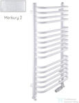 Radeco UMBERTO AD1-400/UE 480x450 törölközőszárítós radiátor MERKURY 2 (ezüst) színben (Radeco_UMBERTO_AD1_400_UE_MERKURY2)