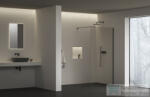 RAVAK WALK-IN AIR WALL 90, fekete+transparent GW9W70300Z1C (GW9W70300Z1C)