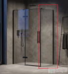 RAVAK COOL! COPS-100, 100 cm-es oldalfal, fekete+transparent X9VVA0300Z1 (X9VVA0300Z1)