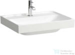Laufen MEDA 60x46 cm-es falra/bútorra szerelhető csiszolt aljú mosdó túlfolyó nélkül, matt fehér H8161137571111 (H8161137571111)