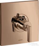 Hansgrohe AXOR Citterio Highlow falsík alatti termosztátos csaptelep, polírozott vörös arany hatású 39711300 (39711300)