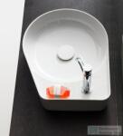 Laufen Val SaphirKeramik 50x40 cm-es túlfolyó nélküli mosdótál félig száraz zónával, fehér H8122810001111 (H8122810001111)