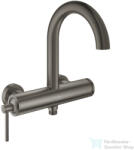 GROHE ATRIO kádtöltő csaptelep zuhanyszett nélkül, Brushed Hard Graphite 24367AL0 (24367AL0)