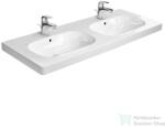 Duravit D-CODE 120 cm-es bútorral aláépíthető dupla mosdó csaplyukkal, 03481200002 (03481200002)
