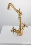 Bugnatese REVIVAL mosdó csaptelep leeresztő nélkül, bronz 434SBR (434SBR)