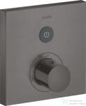 Hansgrohe Axor ShowerSelect Square falsík alatti termosztátos csaptelep 1 fogyasztóhoz, szálcsiszolt fekete króm 36714340 (36714340)