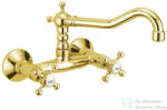 SAPHO REITANO ANTEA fali mosdócsaptelep, arany (3365) (3365) - furdoszoba-szaniter