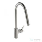 Ideal Standard GUSTO kihúzható fejes mosogató csaptelep, Silver storm BD414GN (BD414GN)