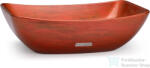 Svis Design mosdó 50 cm VIRGO BASIC - AGED METAL, metál vörös és réz, matt lakk UBX. VIRGO. BC. 050.000. MA. 04.2 (UBX_VIRGO_BC_050_000_MA_04_2)