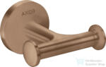 Hansgrohe AXOR UNIVERSAL CIRCULAR dupla akasztó, szálcsiszolt vörös arany hatású 42812310 (42812310)