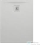 Laufen Pro 90x70 Marbond kompozit zuhanytálca, lefolyó a rövid oldalon, Világosszürke H2169560770001 (H2169560770001)
