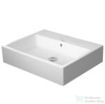 Duravit VERO AIR 60x47 cm-es ráültethető mosdó csaplyuk nélkül, Wondergliss bevonattal, 23526000601 (23526000601)