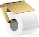 Hansgrohe AXOR UNIVERSAL Softsquare fedeles wc papír tartó, polírozott arany hatású 42836990 (42836990)