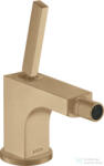 Hansgrohe AXOR Citterio bidé csaptelep automata leeresztővel, szálcsiszolt bronz 39210140 (39210140)