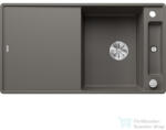 BLANCO AXIA III 5 S-F SILGRANIT® mosogató medence munkalapszitű beépítéshez, távműködtetővel, fa vágódeszkával, vulkánszürke 527225 (527225)