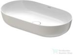Duravit LUV 700x400 mm-es ráültethető mosdó Wondergliss bevonattal, fehér/szatén szürke matt 03797023001 (03797023001)