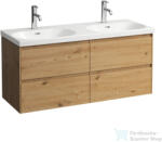 Laufen Lani 118 cm-es 4 fiókos alsószekrény H814081 mosdóhoz, Vad tölgy H4035741122671 (H4035741122671)