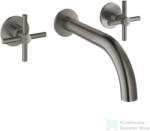 GROHE ATRIO falsík alatti mosdó csaptelep 18 cm-es kifolyóval, leeresztő és belső egység nélkül, Brushed Hard Graphite 20661AL0 (20661AL0)