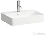 Laufen Val SaphirKeramik 55x42 cm-es csiszolt aljú mosdó LCC Active bevonattal, fehér H816282A001041 (H816282A001041)