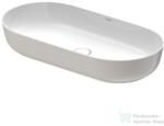 Duravit LUV 800x400 mm-es ráültethető mosdó Wondergliss bevonattal, fehér/szatén szürke matt 03798023001 (03798023001)
