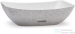 S.V.I.S. Design mosdó 50 cm VIRGO SANDBLASTED - natúr, dekor nélkül, matt lakk UBX. VIRGO. SB. 050.000. 00.00. 1 (UBX_VIRGO_SB_050_000_00_00_1)