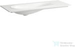 Laufen ILBAGNOALESSI 120x50 cm-es beépíthető mosdó LCC bevonattal, kerámia leeresztő szeleppel, fehér H8179794001041 (H8179794001041)
