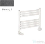 Radeco PINO K AK1-600/EP 415x630 törölközőszárítós radiátor, MERKURY 5 (metál sötétszürke) színben (Radeco_PINO_K_AK1_600_EP_MERKURY5)