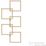 Radeco LOCO 5 1540x685 design radiátor, SATURN 4 (metál bézs) színben, balos (Radeco_LOCO_5_B_SATURN4)