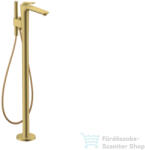 Hansgrohe AXOR CITTERIO C szabadonálló kádtöltő csaptelep zuhanyszettel, alaptest nélkül, polírozott arany hatású 49440990 (49440990)