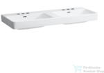 Laufen Pro S 120x46 cm-es dupla mosdó 3 csaplyukkal, LCC Active bevonattal, fehér H814966A001081 (H814966A001081)