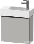 Duravit D-NEO 484x222 mm-es 1 ajtós függesztett szekrény 072450 mosdóhoz, balos, Concrete Grey Matt Decor DE4219L0707 (DE4219L0707)