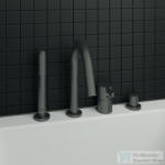 Ideal Standard JOY 4 üléses kádtöltő csaptelep zuhanyszettel, Magnetic grey BC789A5 (BC789A5)