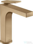Hansgrohe AXOR CITTERIO 160 mosdó csaptelep nem zárható leeresztővel, rombuszmetszéses fogantyúval, szálcsiszolt bronz 39081140 (39081140)