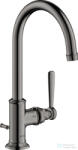 Hansgrohe AXOR MONTREUX 210 mosdó csaptelep automata leeresztővel, polírozott fekete króm 16517330 (16517330)