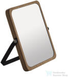 SAPHO MIDORI álló kozmetikai tükör, 162x185mm, fekete/bambusz (2106) (2106)