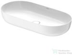Duravit LUV 800x400 mm-es ráültethető mosdó Wondergliss bevonattal, fehér/szatén fehér matt, 03798026001 (03798026001)