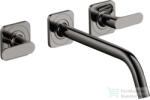 Hansgrohe AXOR Citterio M falsík alatti mosdó csaptelep 22, 6 cm-es kifolyóval, polírozott fekete króm 34315330 (34315330)
