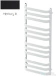 Radeco BILLY 3 1265x530 törölközőszárítós radiátor, MERKURY 8 (selyemfényű fekete) színben (Radeco_BILLY_3_MERKURY8)