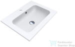 LunArt Gabriel 600 60, 1x45, 1 cm-es beépíthető öntöttmárvány mosdó, matt fehér 5999123002013 (5999123002013)