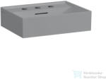 Laufen Kartell 45x34 cm-es csiszolt aljú mosdó 3 csaplyukkal, matt szürke H8183307591081 (H8183307591081)
