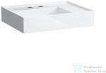 Laufen Kartell By Laufen 60x46 cm-es 2 csaplyukas mosdó jobb oldali polccal, speciálisan fedett lefolyóval, fehér H8103340008151 (H8103340008151)