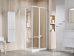 RAVAK SUPERNOVA SRV2+SRV2 90x100 cm-es tolóajtós, sarokbelépős zuhanykabin, fehér/transparent 14V701O2Z1SET90100 (14V701O2Z1SET90100)