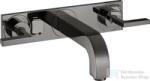 Hansgrohe AXOR Citterio falsík alatti mosdó csaptelep 22, 6 cm-es kifolyóval, polírozott fekete króm 39148330 (39148330)