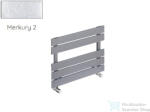 Radeco BARI A1-450/B 410x550 design radiátor, MERKURY 2 ( ezüst) színben (Radeco_BARI_A1_450B_MERKURY2)