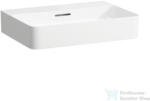 Laufen Val SaphirKeramik 60x42 cm-es csiszolt aljú mosdócsaplyuk nélkül, LCC bevonattal, fehér H8162834001091 (H8162834001091)