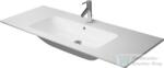Duravit ME BY STARCK bútorral aláépíthető 123x49 cm-es mosdó Wondergliss bevonattal, White Satin matt, 23361232001 (23361232001)