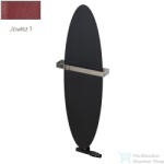 Radeco ORRO 990x280 ovális design radiátor törölközőtartó nélkül, JOWISZ 1 (matt bordó) színben (Radeco_ORRO_JOWISZ1)