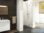 RAVAK Brilliant BSD2 80 A 80 cm-es jobbos zuhanyajtó, króm/transparent 0UP4AA00Z1SET (0UP4AA00Z1SET)