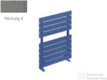 Radeco BARI A2-450/B 690x550 design radiátor, MERKURY 4 (metál szürke) színben (Radeco_BARI_A2_450B_MERKURY4)